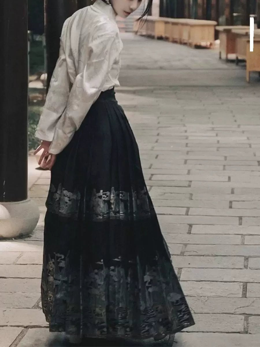 【Hanfu】Gorgeous honeysuckle|Horse - faced skirthan fu Chinese han fu hanfu male tang dynasty clothes chinese hanfu tang dynasty outfits traditiona hanfu dress chinese hanfu chinese style dress dress fashion cheongsam dress q