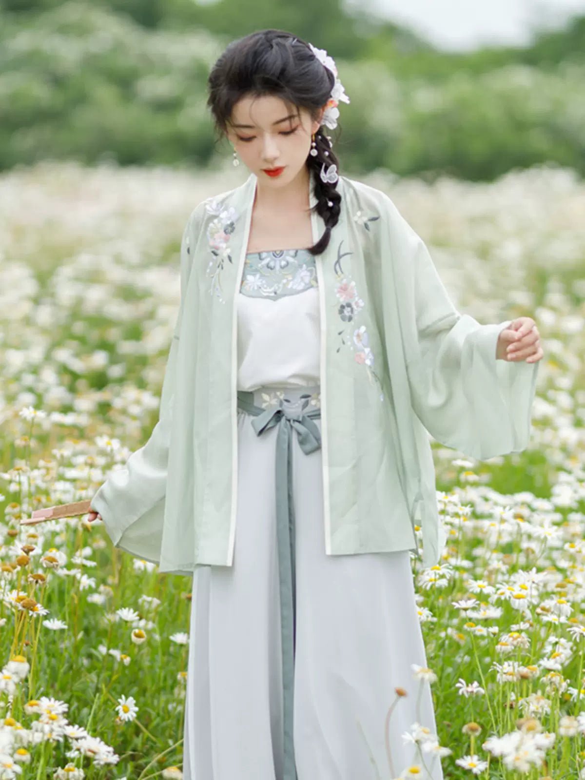 【Hanfu】Graceful Lady Strolling Among Flowers | Modern & Song Style Hanfuhan fu Chinese han fu hanfu male tang dynasty clothes chinese hanfu tang dynasty outfits traditiona hanfu dress chinese hanfu chinese style dress dress fashion cheongsam dress q