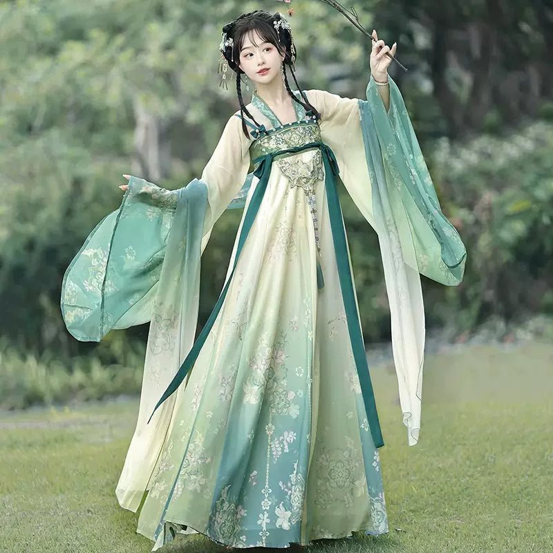 HanfuGreen Ripples|Tang Chest-Length skirt - Hanrong hanfu chinese traditional clothes newmoondance nuwahanfu fashionhanfu newfanfu hanfustory shirt HanfuGreen Ripples|Tang Chest-Length skirt - Hanrong hanfu chinese traditional clothes newmoondance nuwahanfu fashionhanfu newfanfu hanfustory shirt
