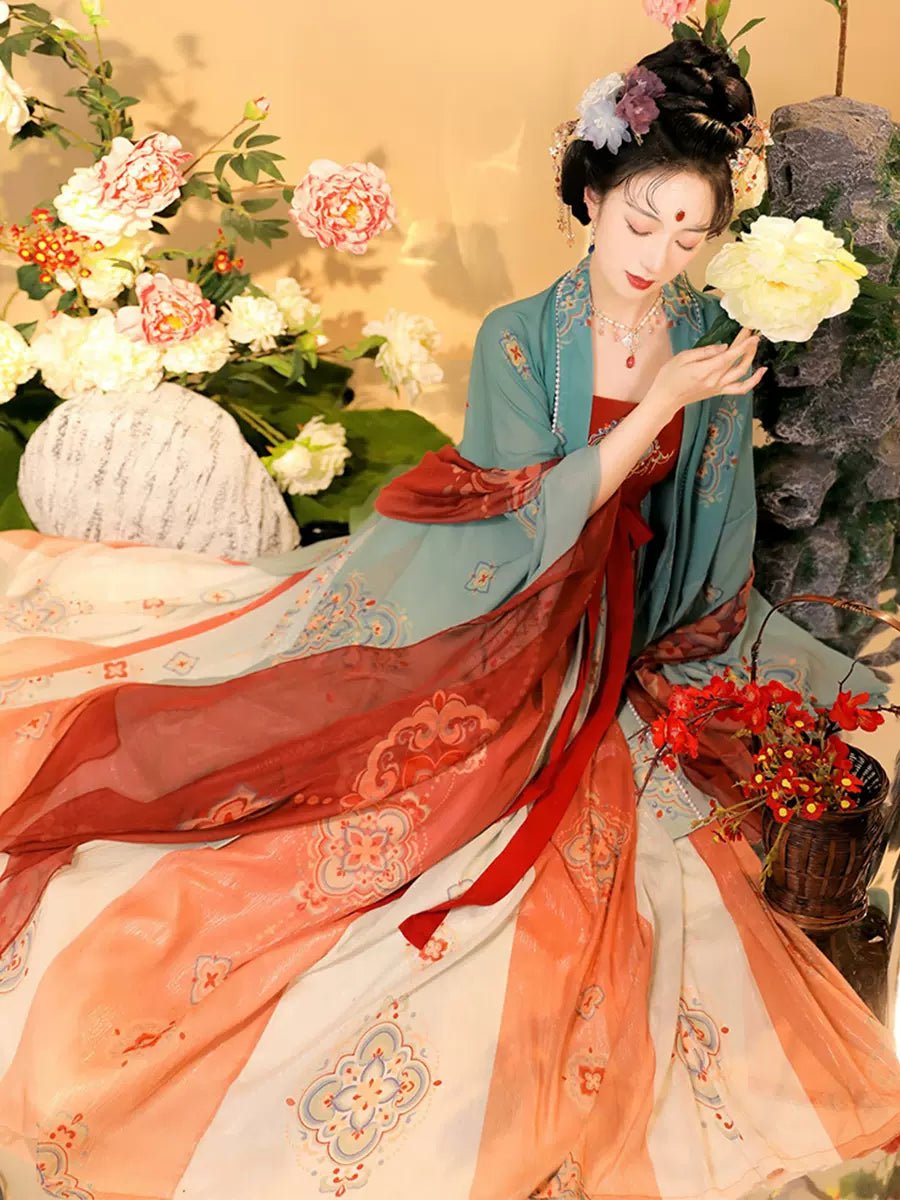 【Hanfu】Hairpin Flower|Tang Three - Piece Sethan fu Chinese han fu hanfu male tang dynasty clothes chinese hanfu tang dynasty outfits traditiona hanfu dress chinese hanfu chinese style dress dress fashion cheongsam dress q