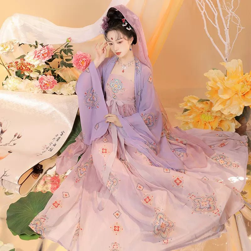 【Hanfu】Hairpin Flower|Tang Three - Piece Sethan fu Chinese han fu hanfu male tang dynasty clothes chinese hanfu tang dynasty outfits traditiona hanfu dress chinese hanfu chinese style dress dress fashion cheongsam dress q
