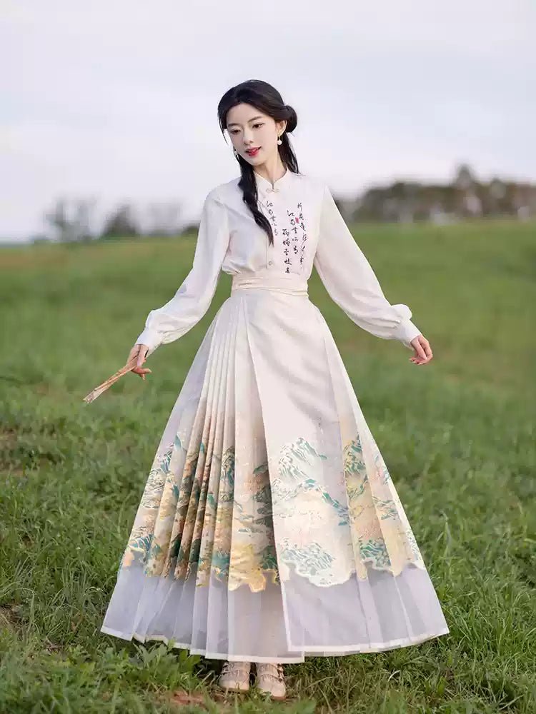 【Hanfu】Hazy Landscape | 山水朦胧han fu Chinese han fu hanfu male tang dynasty clothes chinese hanfu tang dynasty outfits traditiona hanfu dress chinese hanfu chinese style dress dress fashion cheongsam dress q
