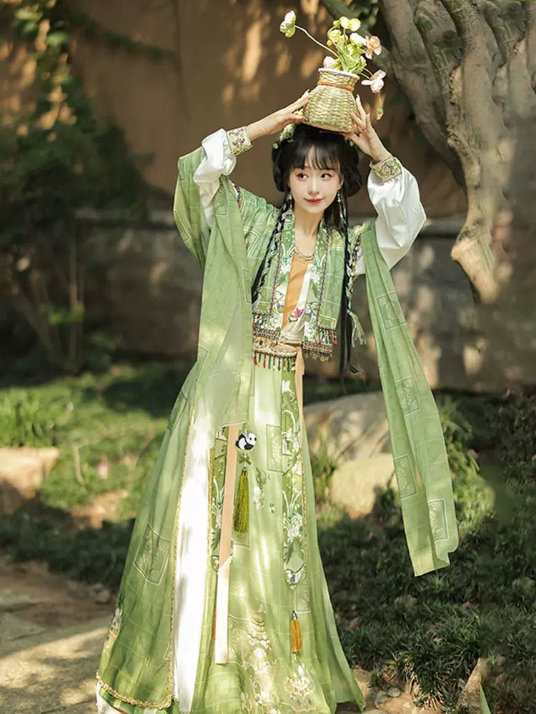hmong green dress home