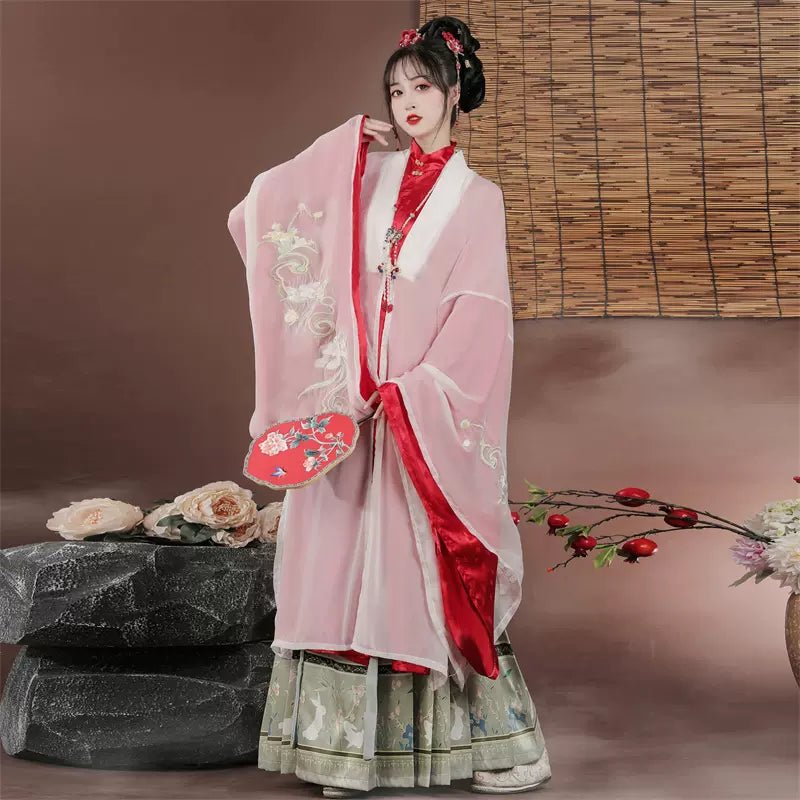 【Hanfu】Hundreds of flowers wither then peach blossoms bloom|Ming horse - faced sethan fu Chinese han fu hanfu male tang dynasty clothes chinese hanfu tang dynasty outfits traditiona hanfu dress chinese hanfu chinese style dress dress fashion cheongsam dress q