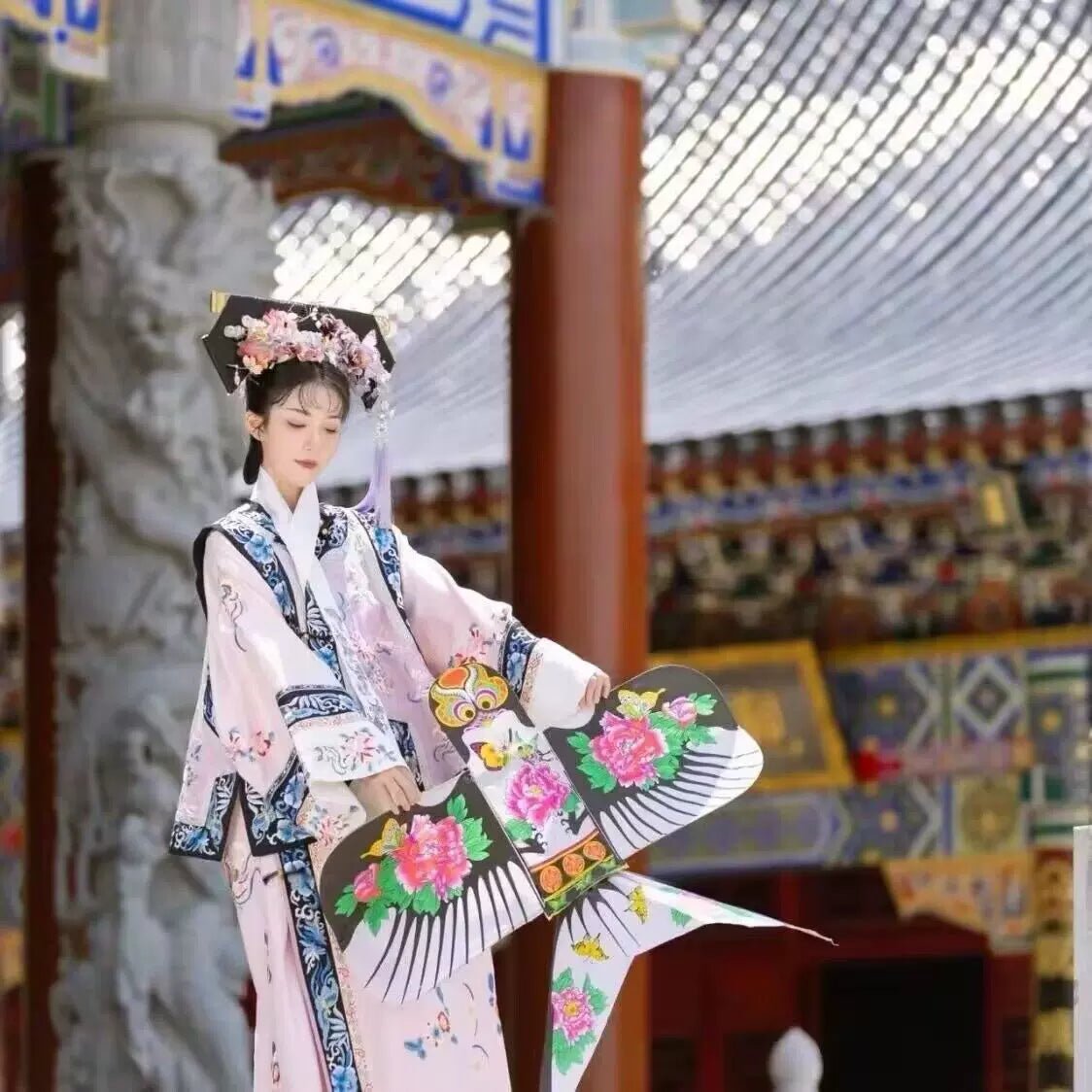 【Hanfu】Imperial Blossom Elegance | Qing Style Hanfu