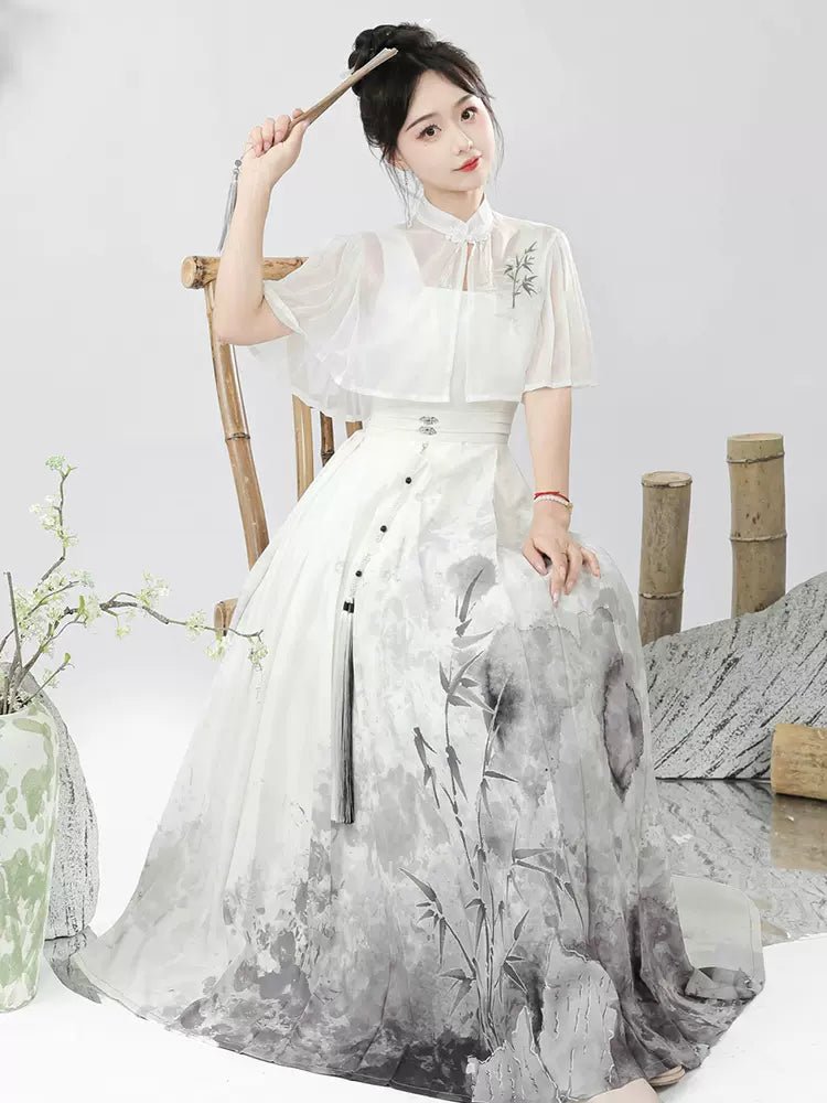 【Hanfu】Ink cold river|Modern dresshan fu Chinese han fu hanfu male tang dynasty clothes chinese hanfu tang dynasty outfits traditiona hanfu dress chinese hanfu chinese style dress dress fashion cheongsam dress q