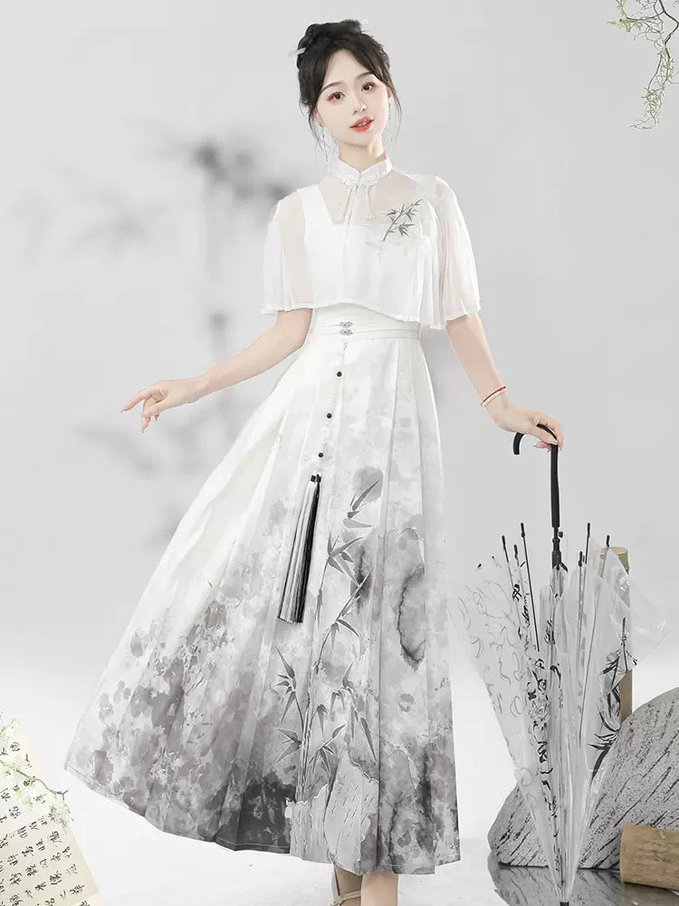 【Hanfu】Ink cold river|Modern dresshan fu Chinese han fu hanfu male tang dynasty clothes chinese hanfu tang dynasty outfits traditiona hanfu dress chinese hanfu chinese style dress dress fashion cheongsam dress q