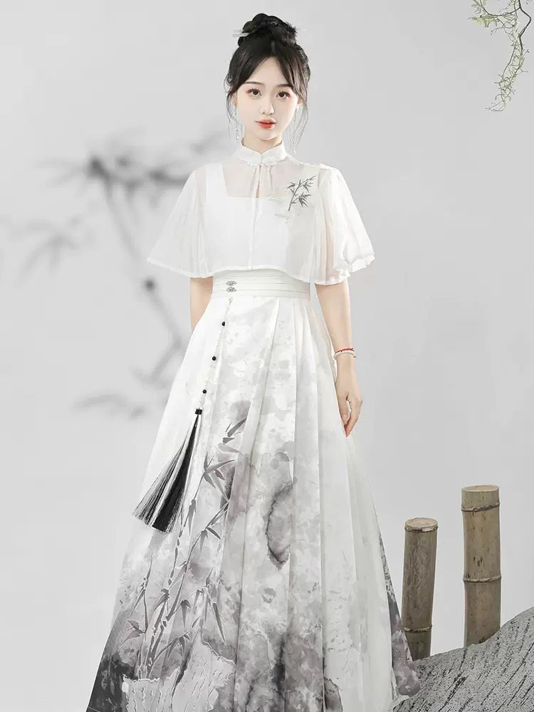 【Hanfu】Ink cold river|Modern dresshan fu Chinese han fu hanfu male tang dynasty clothes chinese hanfu tang dynasty outfits traditiona hanfu dress chinese hanfu chinese style dress dress fashion cheongsam dress q
