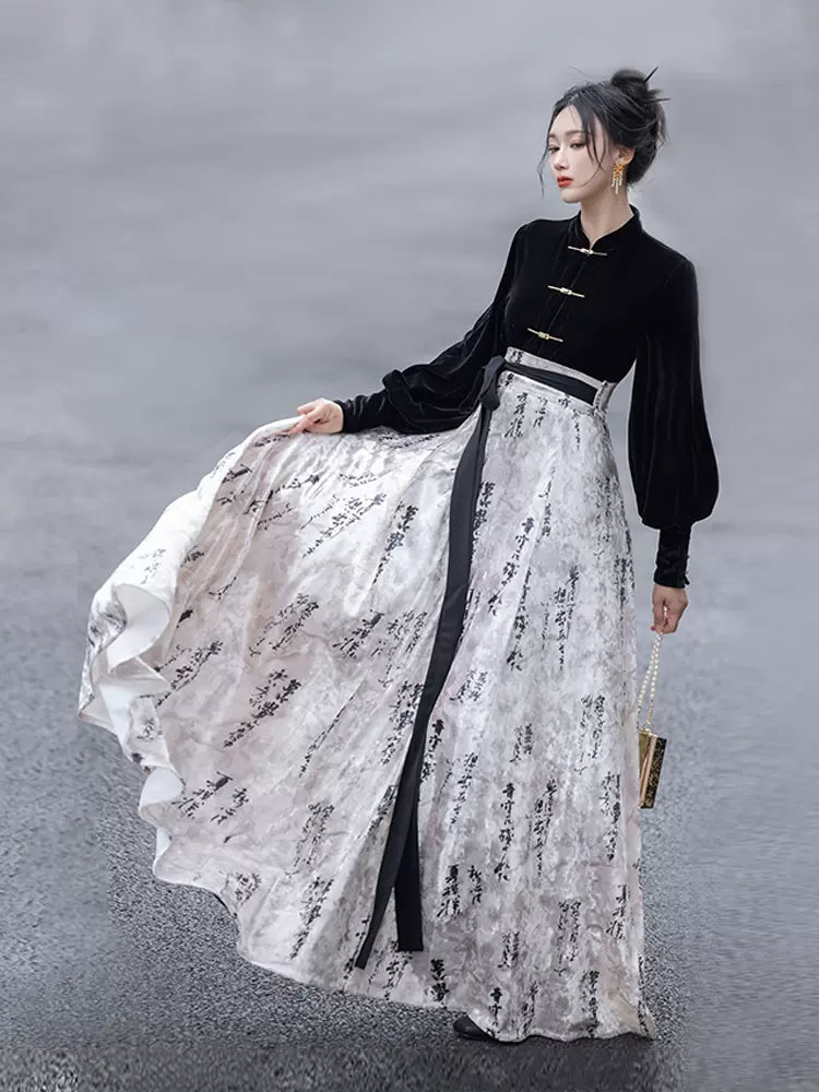 【Hanfu】﻿Ink dyeing|墨染han fu Chinese han fu hanfu male tang dynasty clothes chinese hanfu tang dynasty outfits traditiona hanfu dress chinese hanfu chinese style dress dress fashion cheongsam dress q