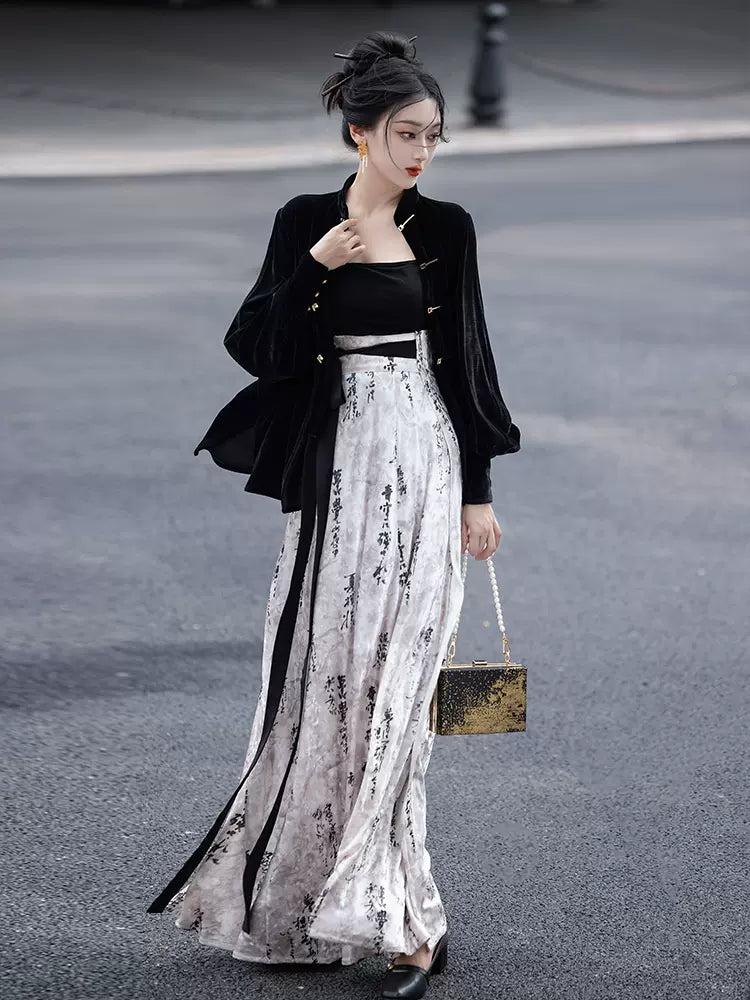 【Hanfu】﻿Ink dyeing|墨染han fu Chinese han fu hanfu male tang dynasty clothes chinese hanfu tang dynasty outfits traditiona hanfu dress chinese hanfu chinese style dress dress fashion cheongsam dress q