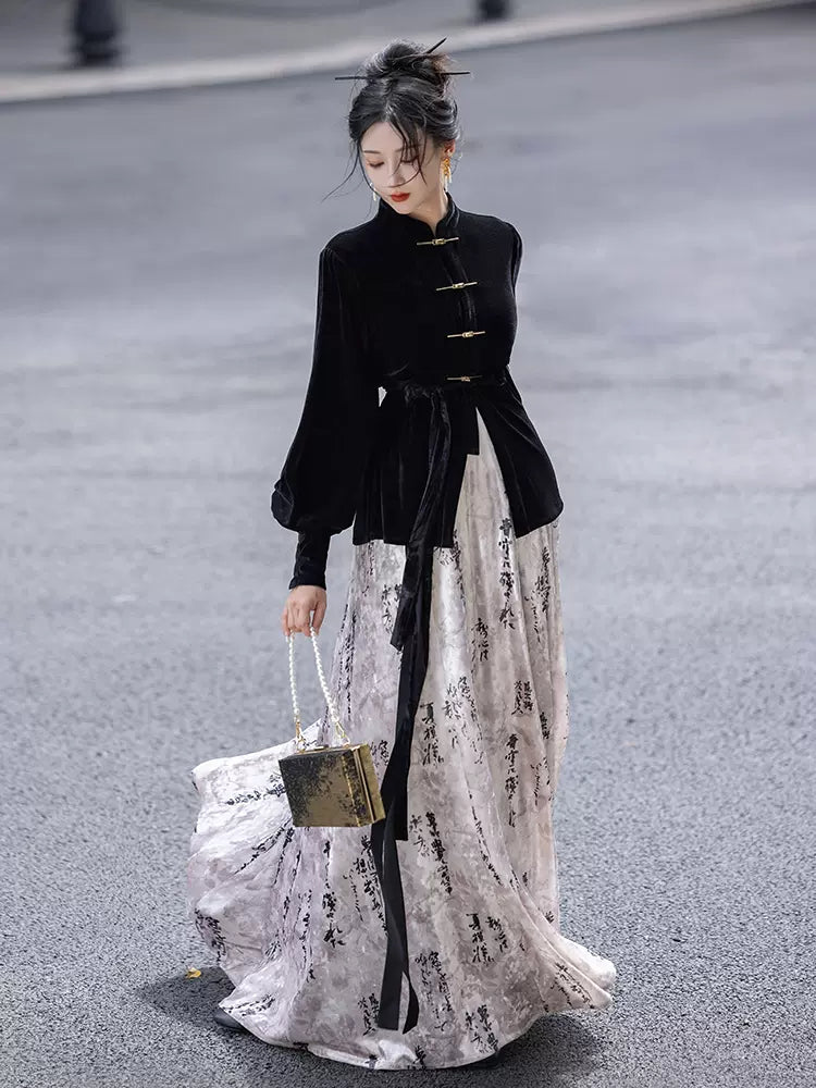 【Hanfu】﻿Ink dyeing|墨染han fu Chinese han fu hanfu male tang dynasty clothes chinese hanfu tang dynasty outfits traditiona hanfu dress chinese hanfu chinese style dress dress fashion cheongsam dress q