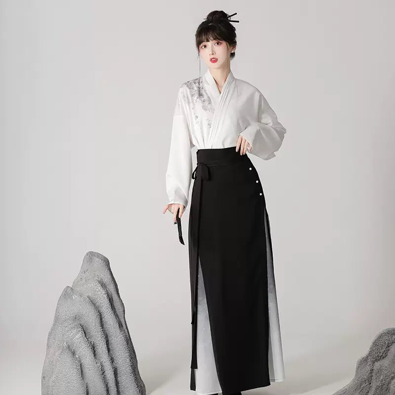 【Hanfu】Ink Painting Elegance | Modern Style Hanfuhan fu Chinese han fu hanfu male tang dynasty clothes chinese hanfu tang dynasty outfits traditiona hanfu dress chinese hanfu chinese style dress dress fashion cheongsam dress q