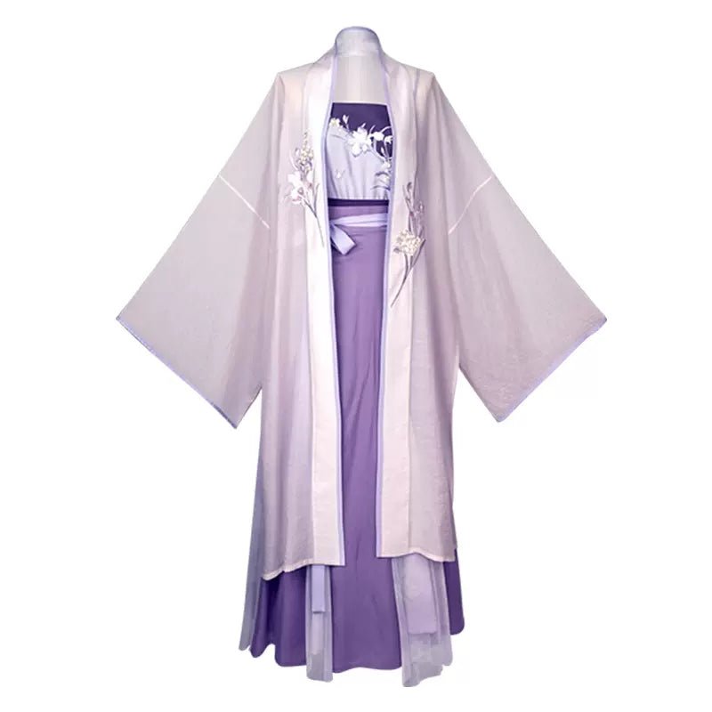 【Hanfu】﻿Iris flower|鸢尾花han fu Chinese han fu hanfu male tang dynasty clothes chinese hanfu tang dynasty outfits traditiona hanfu dress chinese hanfu chinese style dress dress fashion cheongsam dress q