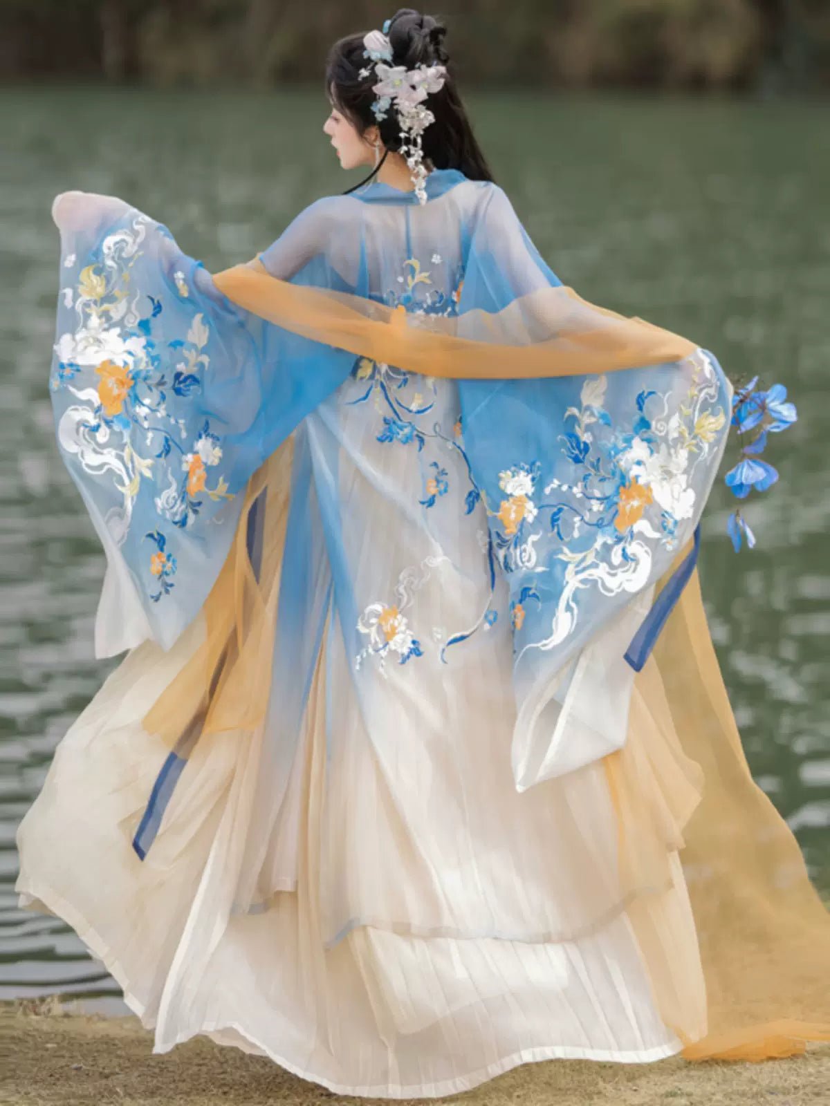 【Hanfu】Jade Dew and Clear Autumn|Tang Chest - Length skirthan fu Chinese han fu hanfu male tang dynasty clothes chinese hanfu tang dynasty outfits traditiona hanfu dress chinese hanfu chinese style dress dress fashion cheongsam dress q