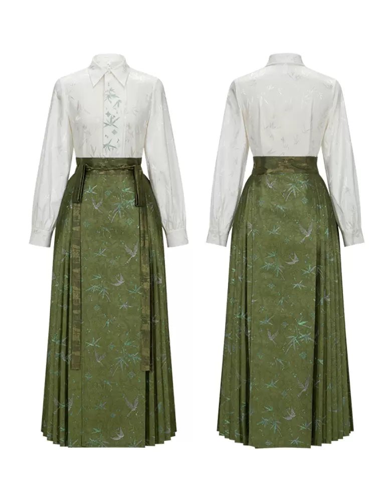 【Hanfu】Jade Forest After Rain | Mamian skirthan fu Chinese han fu hanfu male tang dynasty clothes chinese hanfu tang dynasty outfits traditiona hanfu dress chinese hanfu chinese style dress dress fashion cheongsam dress q