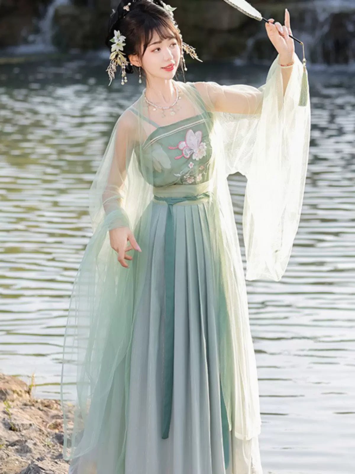 【Hanfu】Jade Harmony|Song Chest - length skirthan fu Chinese han fu hanfu male tang dynasty clothes chinese hanfu tang dynasty outfits traditiona hanfu dress chinese hanfu chinese style dress dress fashion cheongsam dress q