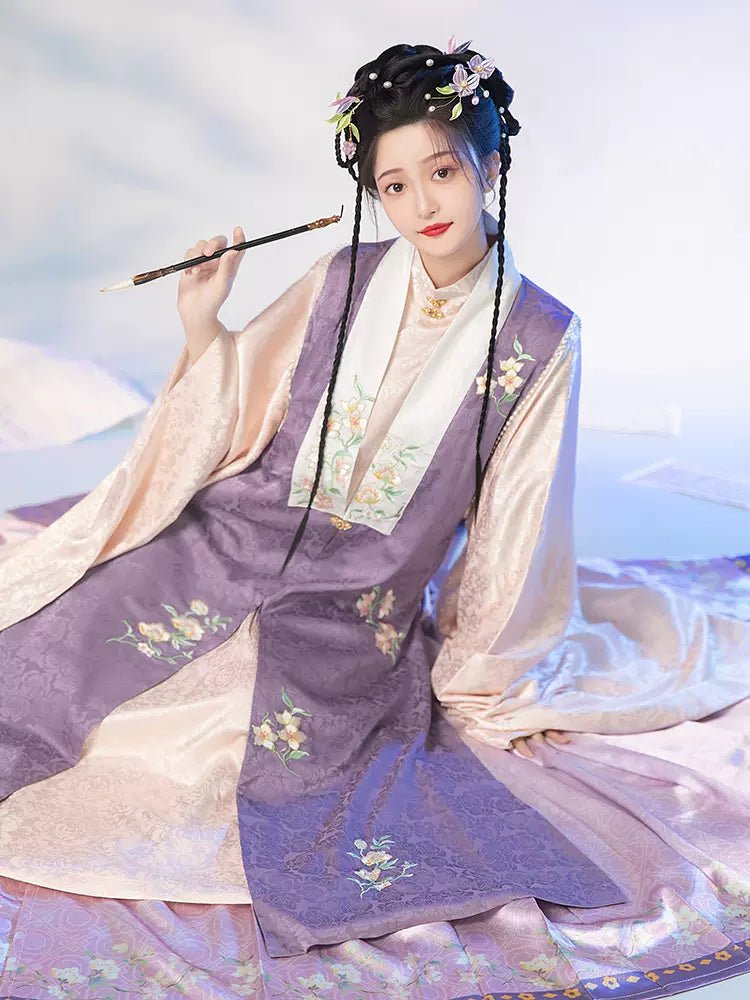 purple hanfu dress Purple Butterfly Hanfu Dress SE23231
