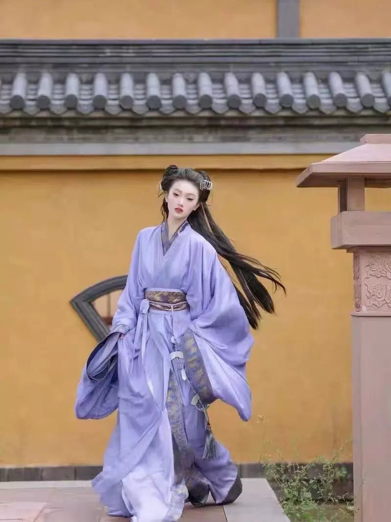 【Hanfu】Lavender Whisper Grace | Chunqiu to Han Dynasty Style Hanfuhan fu Chinese han fu hanfu male tang dynasty clothes chinese hanfu tang dynasty outfits traditiona hanfu dress chinese hanfu chinese style dress dress fashion cheongsam dress q