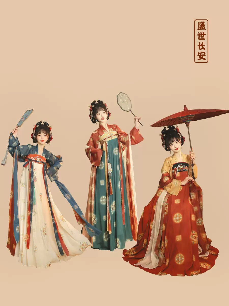 【Hanfu】Legendary City Chang'an|Tang Chest - Length skirthan fu Chinese han fu hanfu male tang dynasty clothes chinese hanfu tang dynasty outfits traditiona hanfu dress chinese hanfu chinese style dress dress fashion cheongsam dress q