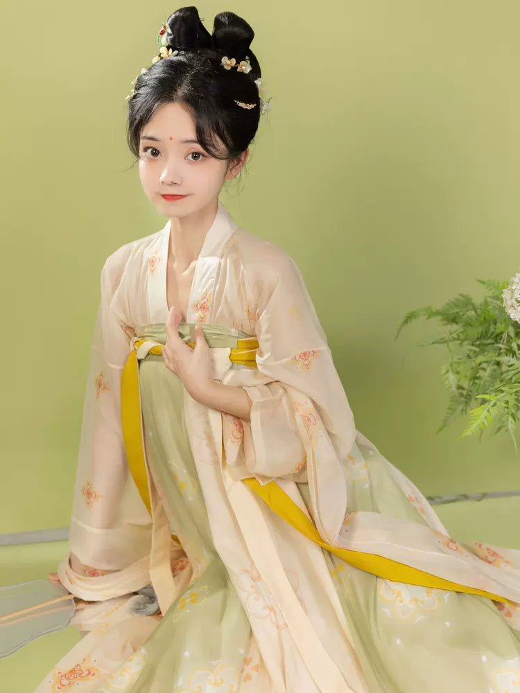 【Hanfu】Life Is Circling Up|Tang Chest - Length skirthan fu Chinese han fu hanfu male tang dynasty clothes chinese hanfu tang dynasty outfits traditiona hanfu dress chinese hanfu chinese style dress dress fashion cheongsam dress q
