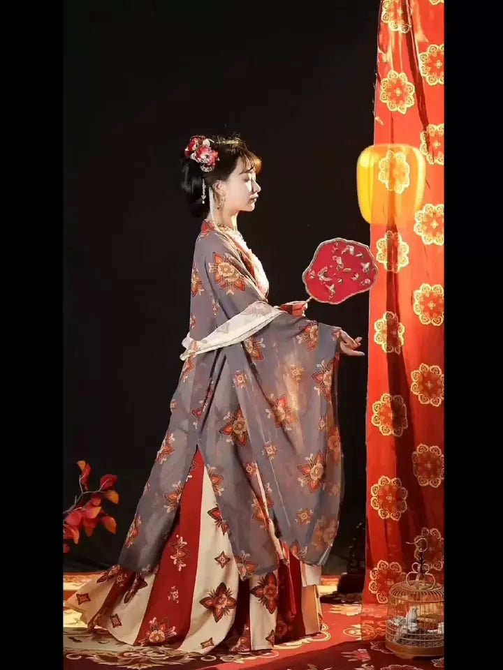 【Hanfu】Lotus Sings A Beautiful Song|Tang Chest - Length skirthan fu Chinese han fu hanfu male tang dynasty clothes chinese hanfu tang dynasty outfits traditiona hanfu dress chinese hanfu chinese style dress dress fashion cheongsam dress q