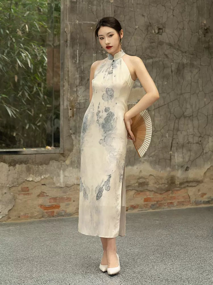 【Hanfu】Marble Elegance Harmony | Cheongsam/Qipaohan fu Chinese han fu hanfu male tang dynasty clothes chinese hanfu tang dynasty outfits traditiona hanfu dress chinese hanfu chinese style dress dress fashion cheongsam dress q
