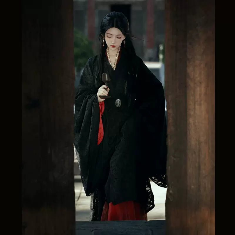 【Hanfu】Midnight Warrior Elegance | Chunqiu to Han Dynasty Style Hanfuhan fu Chinese han fu hanfu male tang dynasty clothes chinese hanfu tang dynasty outfits traditiona hanfu dress chinese hanfu chinese style dress dress fashion cheongsam dress q