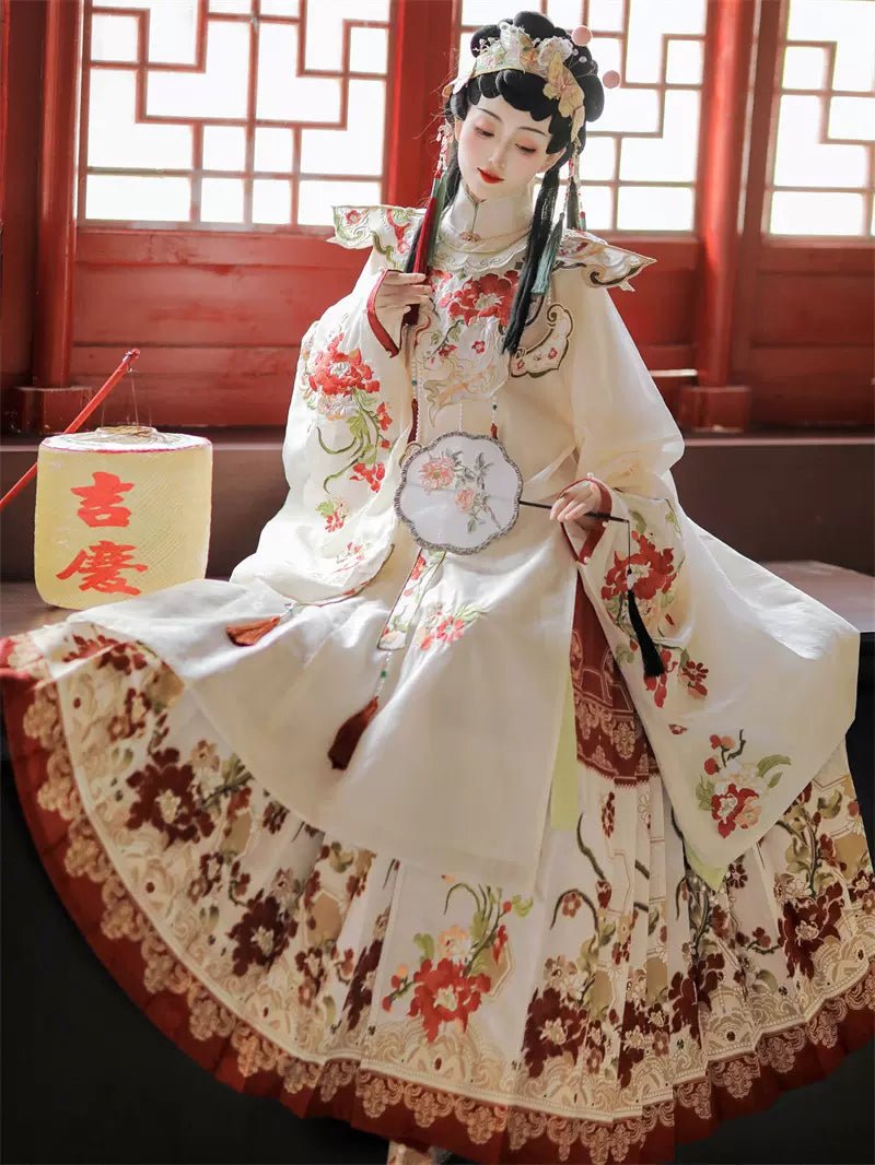 【Hanfu】Mirror, flower, water and moon|Ming horse - faced skirthan fu Chinese han fu hanfu male tang dynasty clothes chinese hanfu tang dynasty outfits traditiona hanfu dress chinese hanfu chinese style dress dress fashion cheongsam dress q
