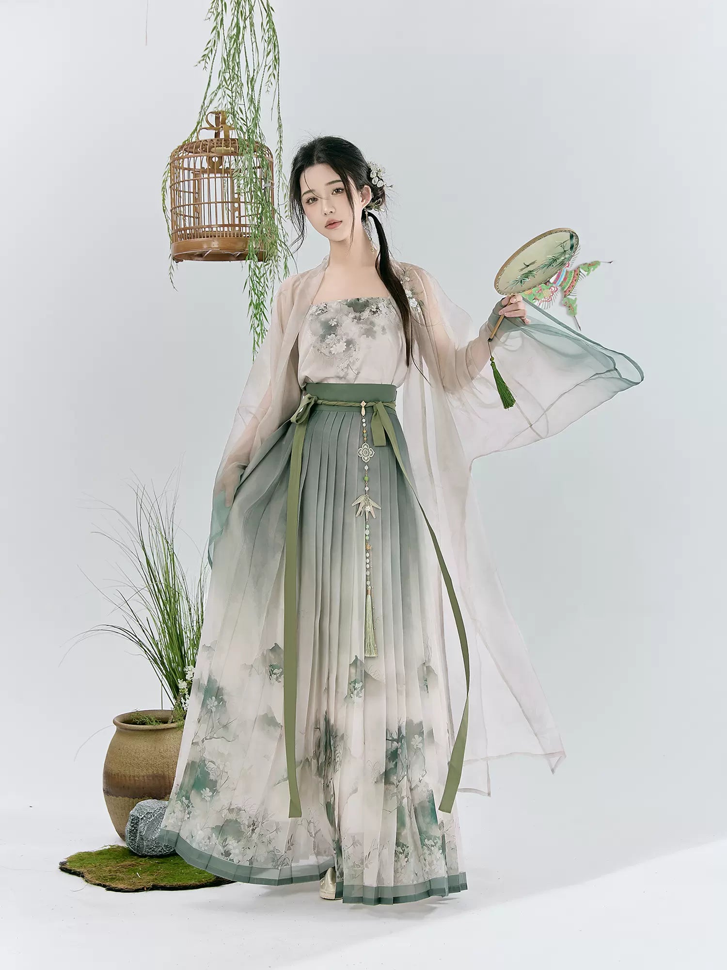 【Hanfu】Misty Willow Elegance | Song Dynasty Hanfuhan fu Chinese han fu hanfu male tang dynasty clothes chinese hanfu tang dynasty outfits traditiona hanfu dress chinese hanfu chinese style dress dress fashion cheongsam dress q