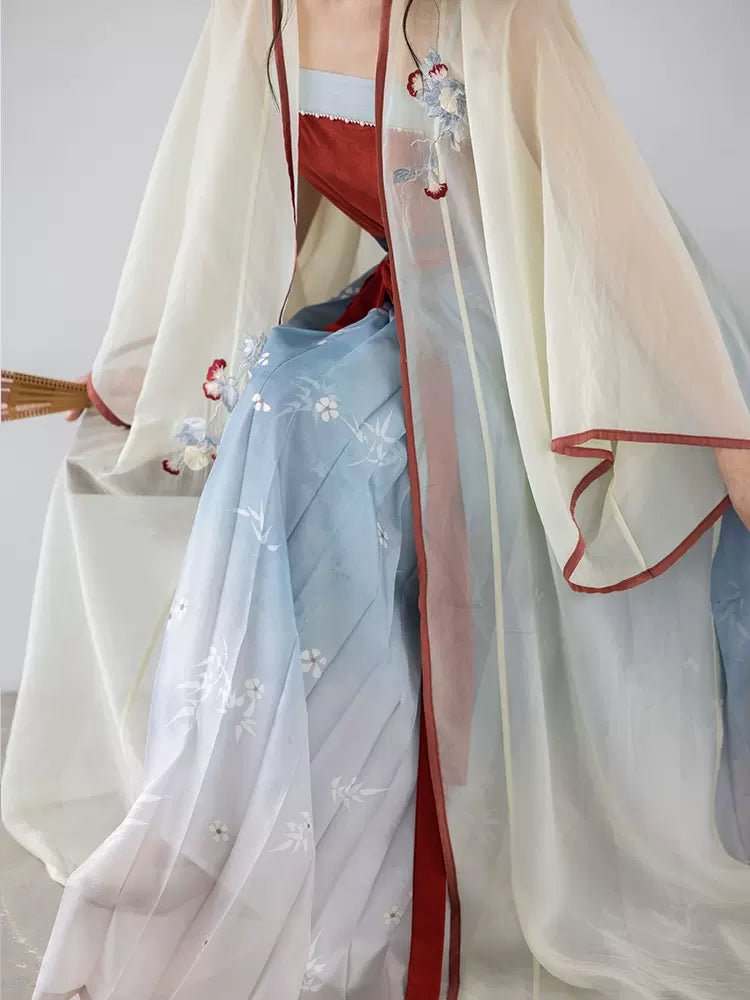 【Hanfu】﻿Morning glory|朝颜han fu Chinese han fu hanfu male tang dynasty clothes chinese hanfu tang dynasty outfits traditiona hanfu dress chinese hanfu chinese style dress dress fashion cheongsam dress q