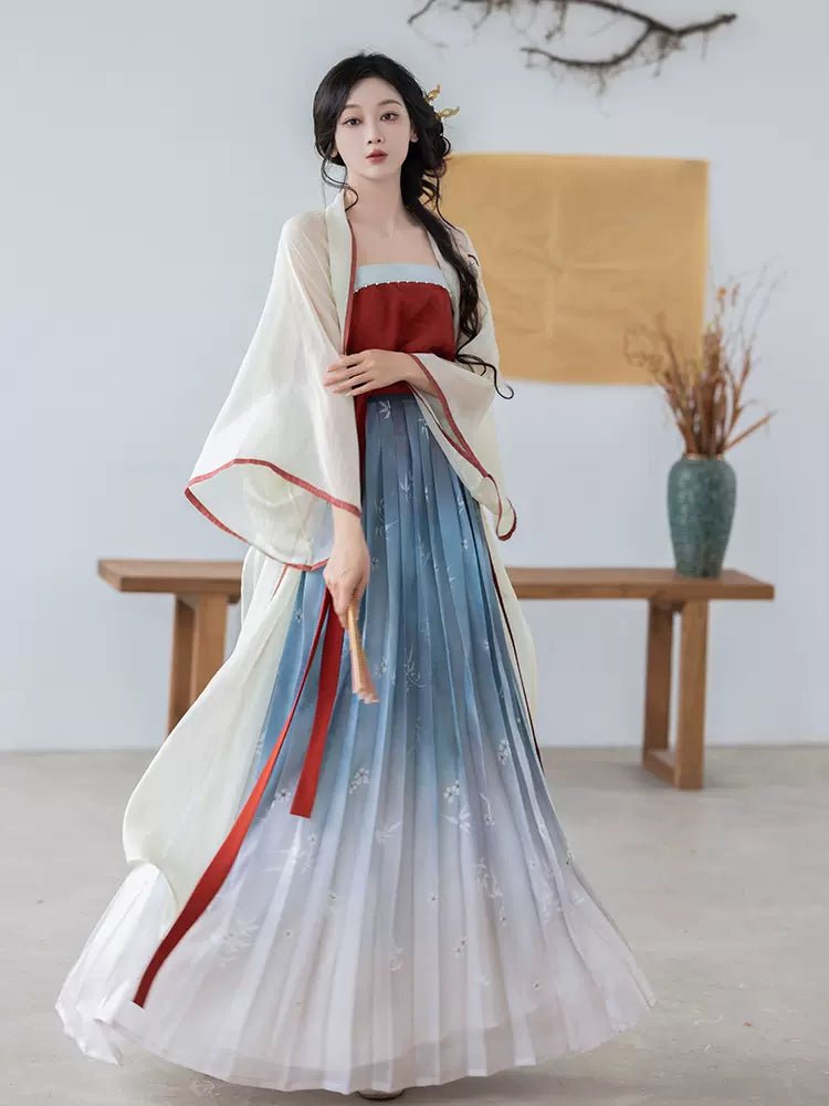 【Hanfu】﻿Morning glory|朝颜han fu Chinese han fu hanfu male tang dynasty clothes chinese hanfu tang dynasty outfits traditiona hanfu dress chinese hanfu chinese style dress dress fashion cheongsam dress q