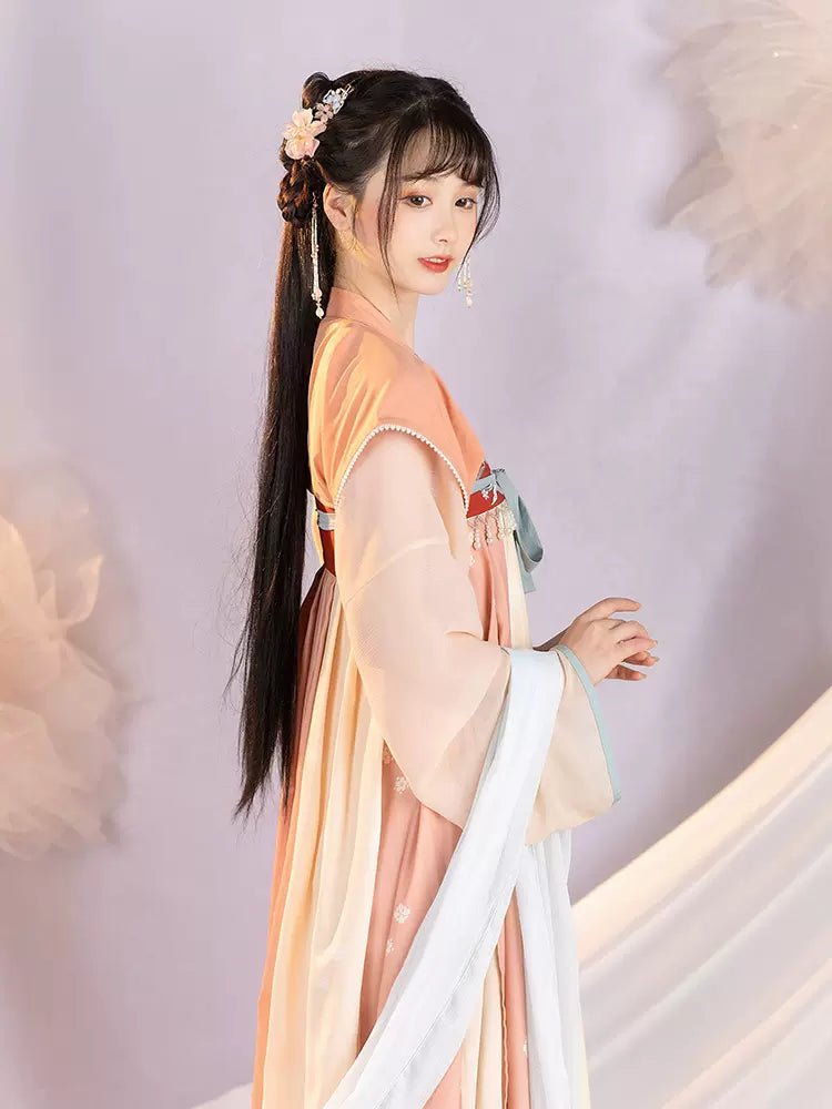 【Hanfu】Orange Hues of Cloud Brocade | Tang Style Hanfuhan fu Chinese han fu hanfu male tang dynasty clothes chinese hanfu tang dynasty outfits traditiona hanfu dress chinese hanfu chinese style dress dress fashion cheongsam dress q