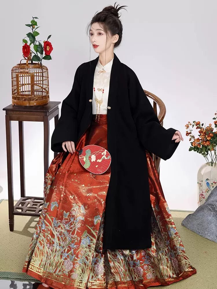 【Hanfu】Orchid and deer|Modern horse - faced skirthan fu Chinese han fu hanfu male tang dynasty clothes chinese hanfu tang dynasty outfits traditiona hanfu dress chinese hanfu chinese style dress dress fashion cheongsam dress q