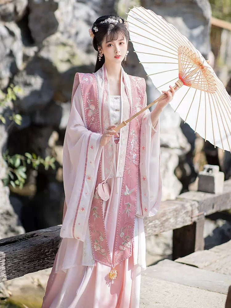 【Hanfu】Peach Blossom Fan Shadow |Ming Style Hanfuhan fu Chinese han fu hanfu male tang dynasty clothes chinese hanfu tang dynasty outfits traditiona hanfu dress chinese hanfu chinese style dress dress fashion cheongsam dress q