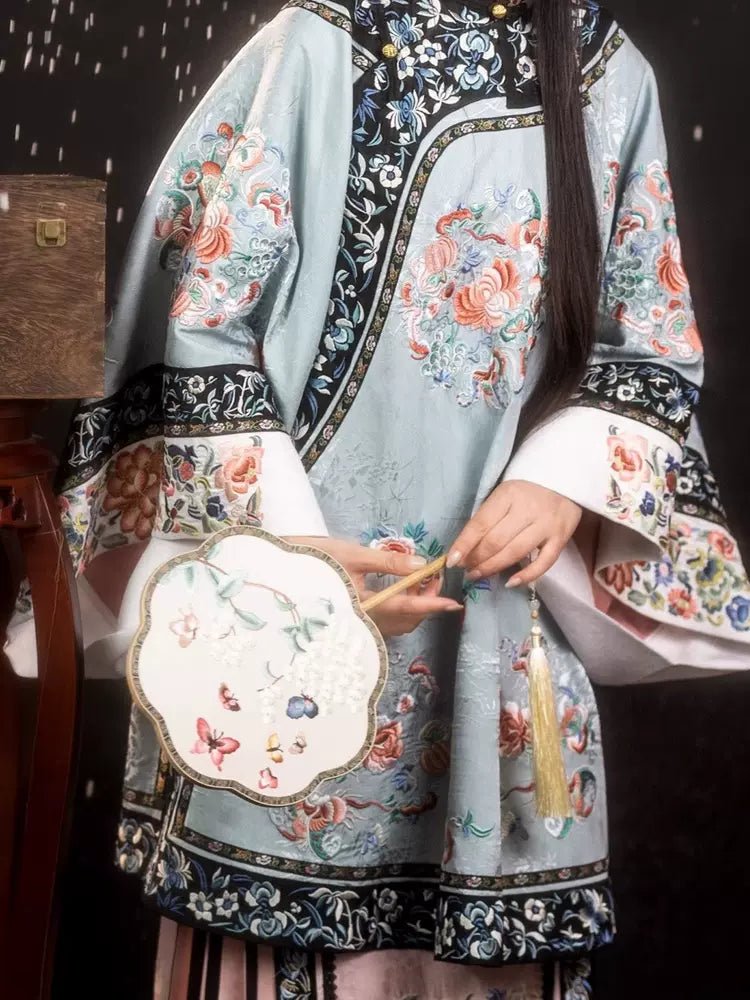 【Hanfu】Peach Blossom Radiance | Qing Style Hanfuhan fu Chinese han fu hanfu male tang dynasty clothes chinese hanfu tang dynasty outfits traditiona hanfu dress chinese hanfu chinese style dress dress fashion cheongsam dress q