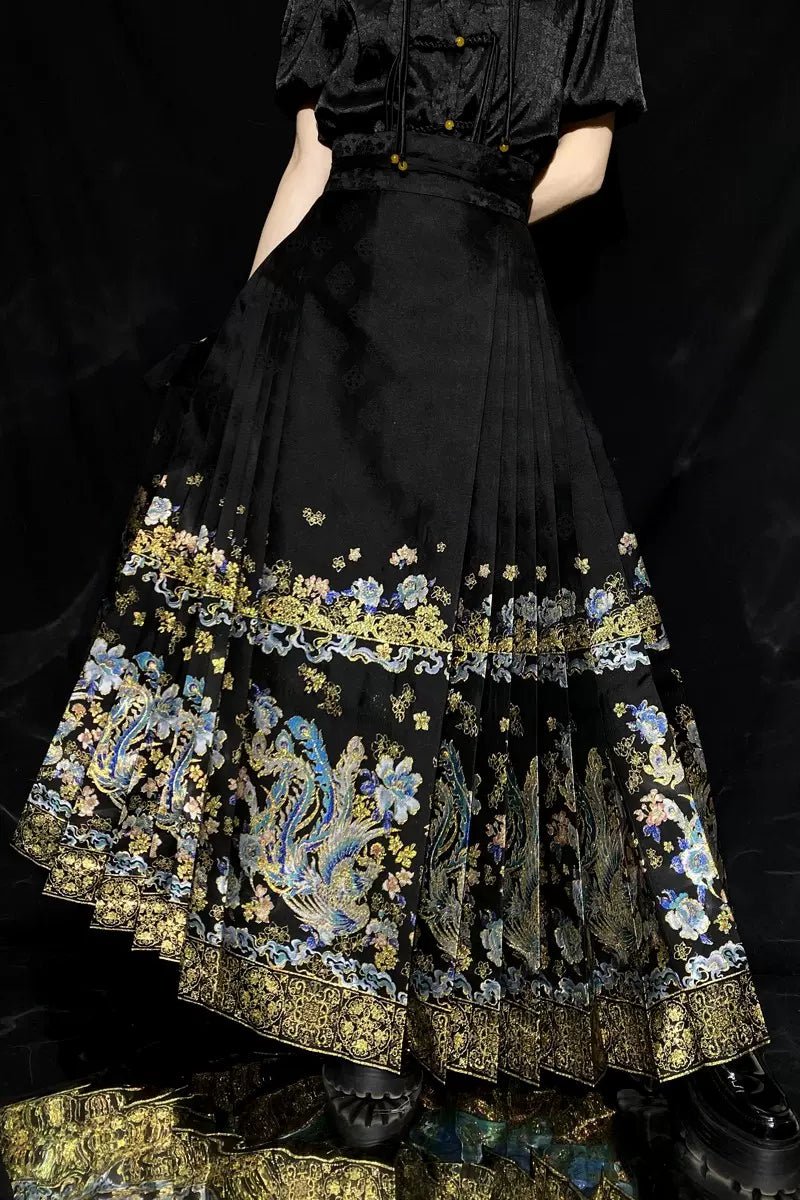 【Hanfu】Phoenix Flying|Ming horse - faced skirthan fu Chinese han fu hanfu male tang dynasty clothes chinese hanfu tang dynasty outfits traditiona hanfu dress chinese hanfu chinese style dress dress fashion cheongsam dress q