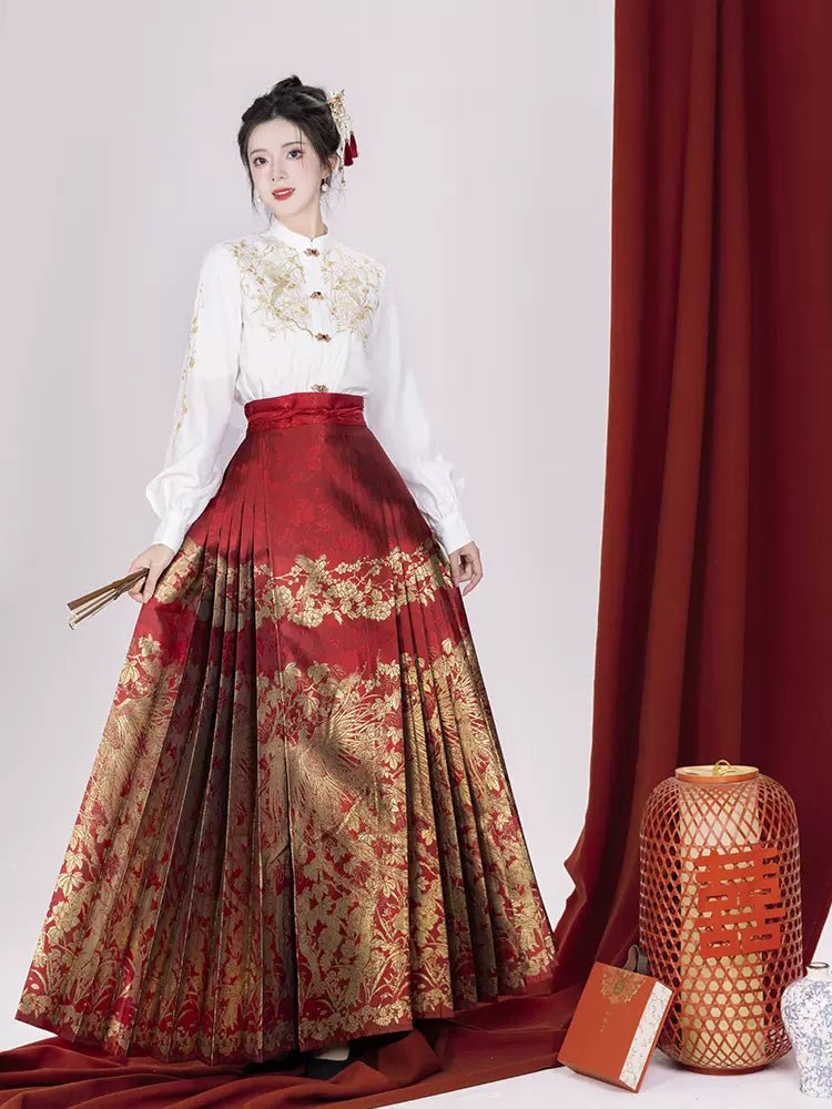 【Hanfu】Phoenix Perches on the Parasol Tree | Mamian skirthan fu Chinese han fu hanfu male tang dynasty clothes chinese hanfu tang dynasty outfits traditiona hanfu dress chinese hanfu chinese style dress dress fashion cheongsam dress q