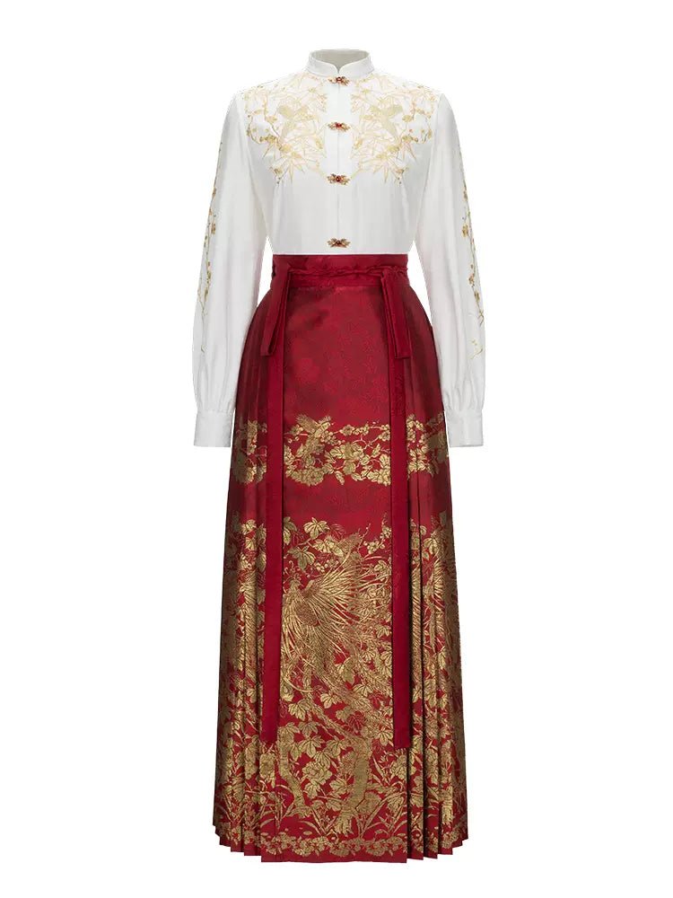 【Hanfu】Phoenix Perches on the Parasol Tree | Mamian skirthan fu Chinese han fu hanfu male tang dynasty clothes chinese hanfu tang dynasty outfits traditiona hanfu dress chinese hanfu chinese style dress dress fashion cheongsam dress q