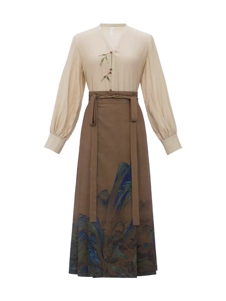 【Hanfu】Poetic Charm of Misty Jiangnan | Modern Style Hanfuhan fu Chinese han fu hanfu male tang dynasty clothes chinese hanfu tang dynasty outfits traditiona hanfu dress chinese hanfu chinese style dress dress fashion cheongsam dress q