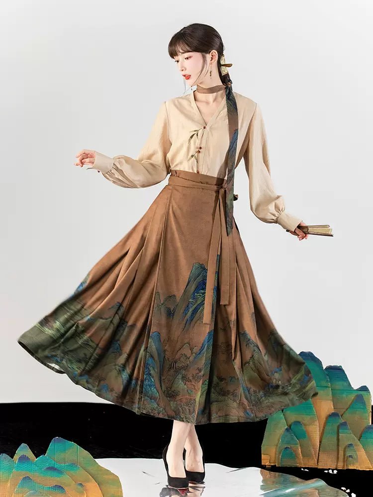 【Hanfu】Poetic Charm of Misty Jiangnan | Modern Style Hanfuhan fu Chinese han fu hanfu male tang dynasty clothes chinese hanfu tang dynasty outfits traditiona hanfu dress chinese hanfu chinese style dress dress fashion cheongsam dress q