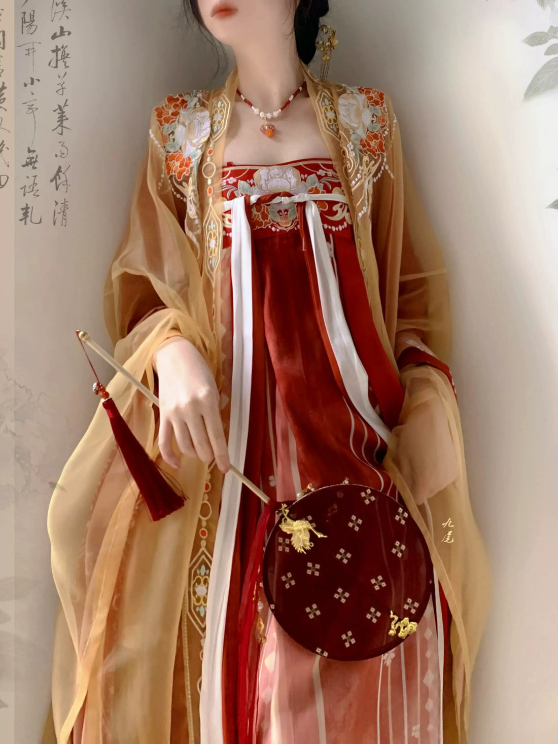 【Hanfu】Radiant Blossom Elegance | Song Chest - length skirthan fu Chinese han fu hanfu male tang dynasty clothes chinese hanfu tang dynasty outfits traditiona hanfu dress chinese hanfu chinese style dress dress fashion cheongsam dress q