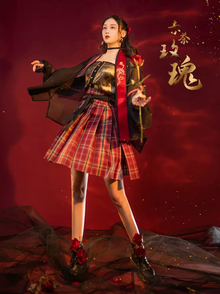 【Hanfu】﻿Red Tea Rose|赤茶玫瑰han fu Chinese han fu hanfu male tang dynasty clothes chinese hanfu tang dynasty outfits traditiona hanfu dress chinese hanfu chinese style dress dress fashion cheongsam dress q