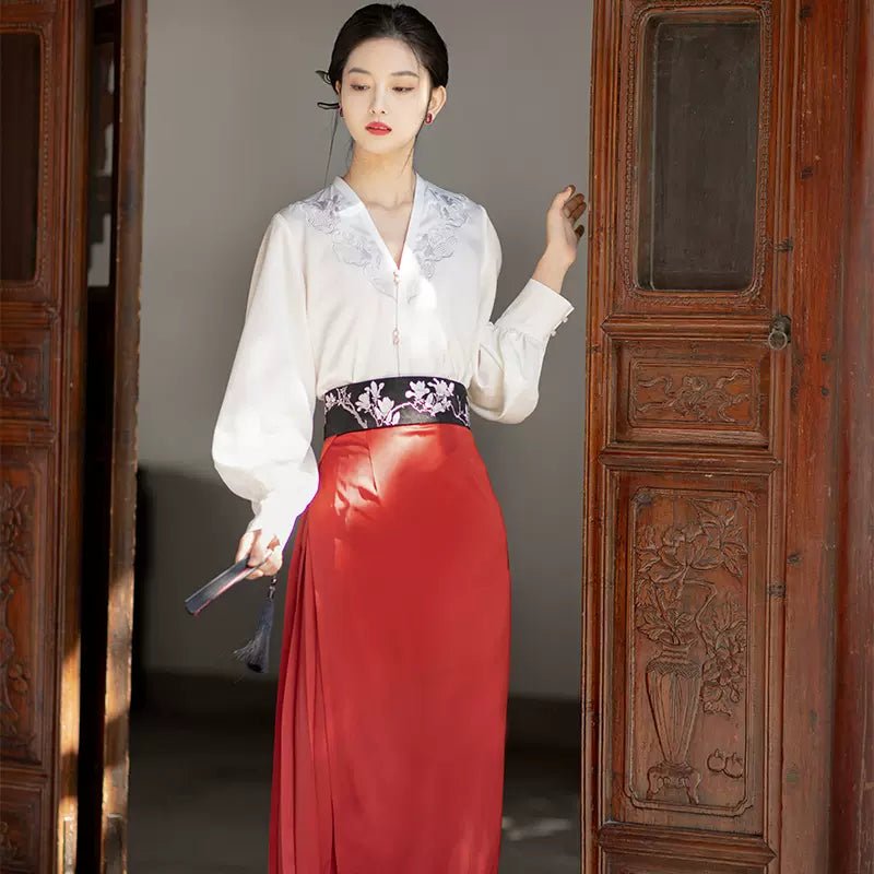 【Hanfu】Reflected Sun Red Makeup | Modern Style Hanfuhan fu Chinese han fu hanfu male tang dynasty clothes chinese hanfu tang dynasty outfits traditiona hanfu dress chinese hanfu chinese style dress dress fashion cheongsam dress q