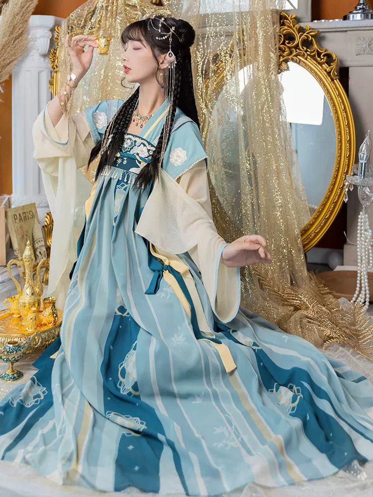 HanfuRippling Water Shines Under Clear Skies | Tang Style Hanfu - Hanrong hanfu chinese traditional clothes newmoondance nuwahanfu fashionhanfu newfanfu hanfustory HanfuRippling Water Shines Under Clear Skies | Tang Style Hanfu - Hanrong hanfu chinese traditional clothes newmoondance nuwahanfu fashionhanfu newfanfu hanfustory