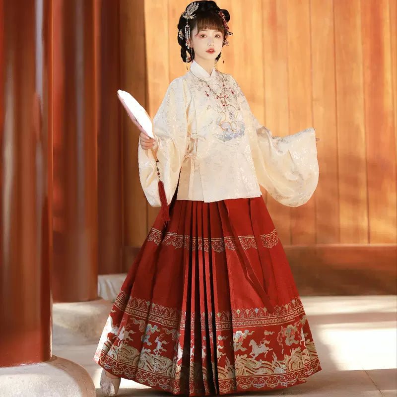 【Hanfu】Scarlet Dream | Ming Style Hanfuhan fu Chinese han fu hanfu male tang dynasty clothes chinese hanfu tang dynasty outfits traditiona hanfu dress chinese hanfu chinese style dress dress fashion cheongsam dress q