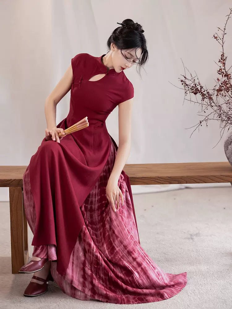 red chinese hanfu dress Ladies Chinese Hanfu Dress Red Ancient Dress Wedding Embroidery Hanfu Full Set