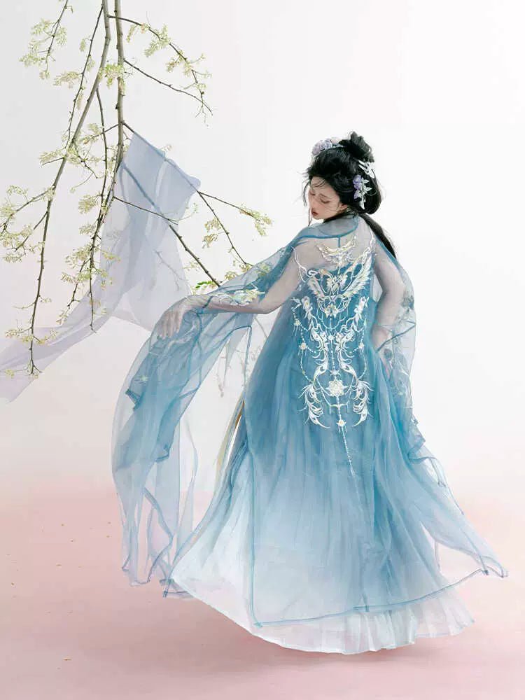 【Hanfu】Silent Spring | Tang chest - length skirthan fu Chinese han fu hanfu male tang dynasty clothes chinese hanfu tang dynasty outfits traditiona hanfu dress chinese hanfu chinese style dress dress fashion cheongsam dress q
