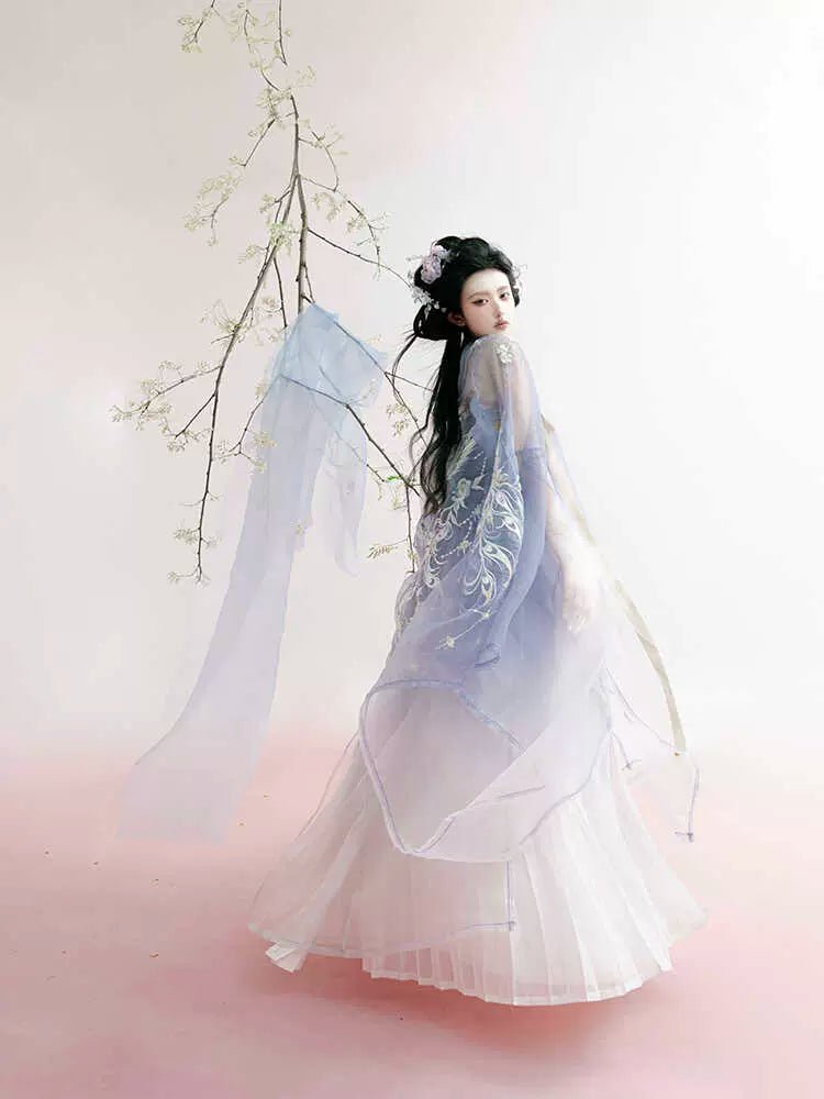 【Hanfu】Silent Spring | Tang chest - length skirthan fu Chinese han fu hanfu male tang dynasty clothes chinese hanfu tang dynasty outfits traditiona hanfu dress chinese hanfu chinese style dress dress fashion cheongsam dress q