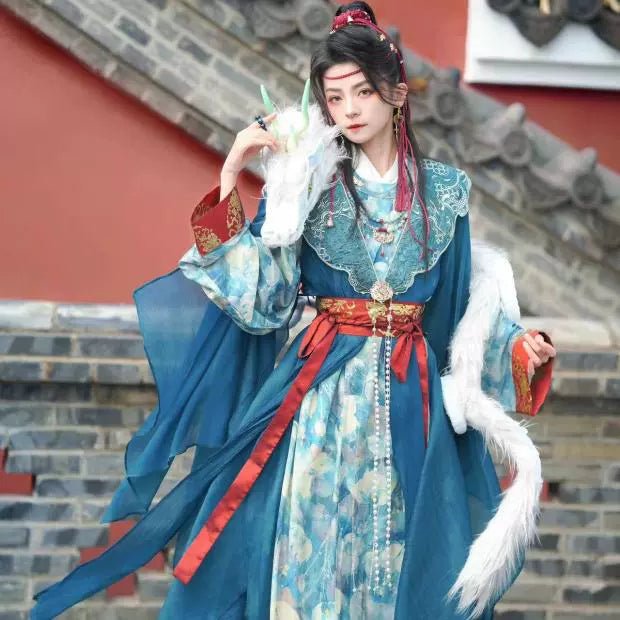 【Hanfu】Soaring dragon's song|Tang round - neck Hanfuhan fu Chinese han fu hanfu male tang dynasty clothes chinese hanfu tang dynasty outfits traditiona hanfu dress chinese hanfu chinese style dress dress fashion cheongsam dress q