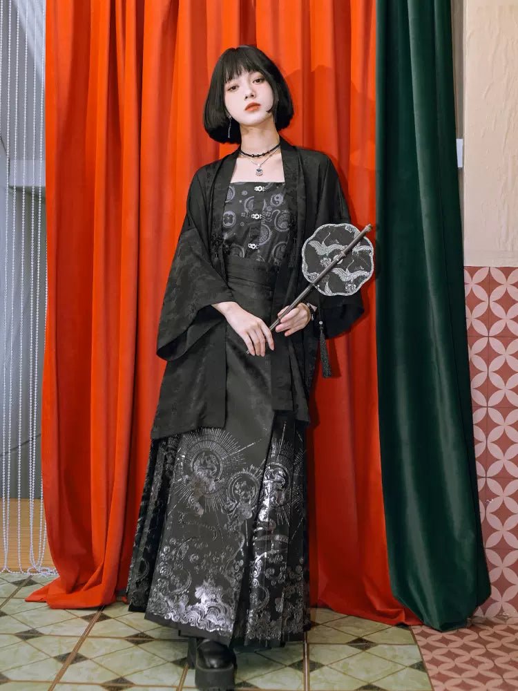 【Hanfu】Split the sky|Modern horse - faced skirthan fu Chinese han fu hanfu male tang dynasty clothes chinese hanfu tang dynasty outfits traditiona hanfu dress chinese hanfu chinese style dress dress fashion cheongsam dress q